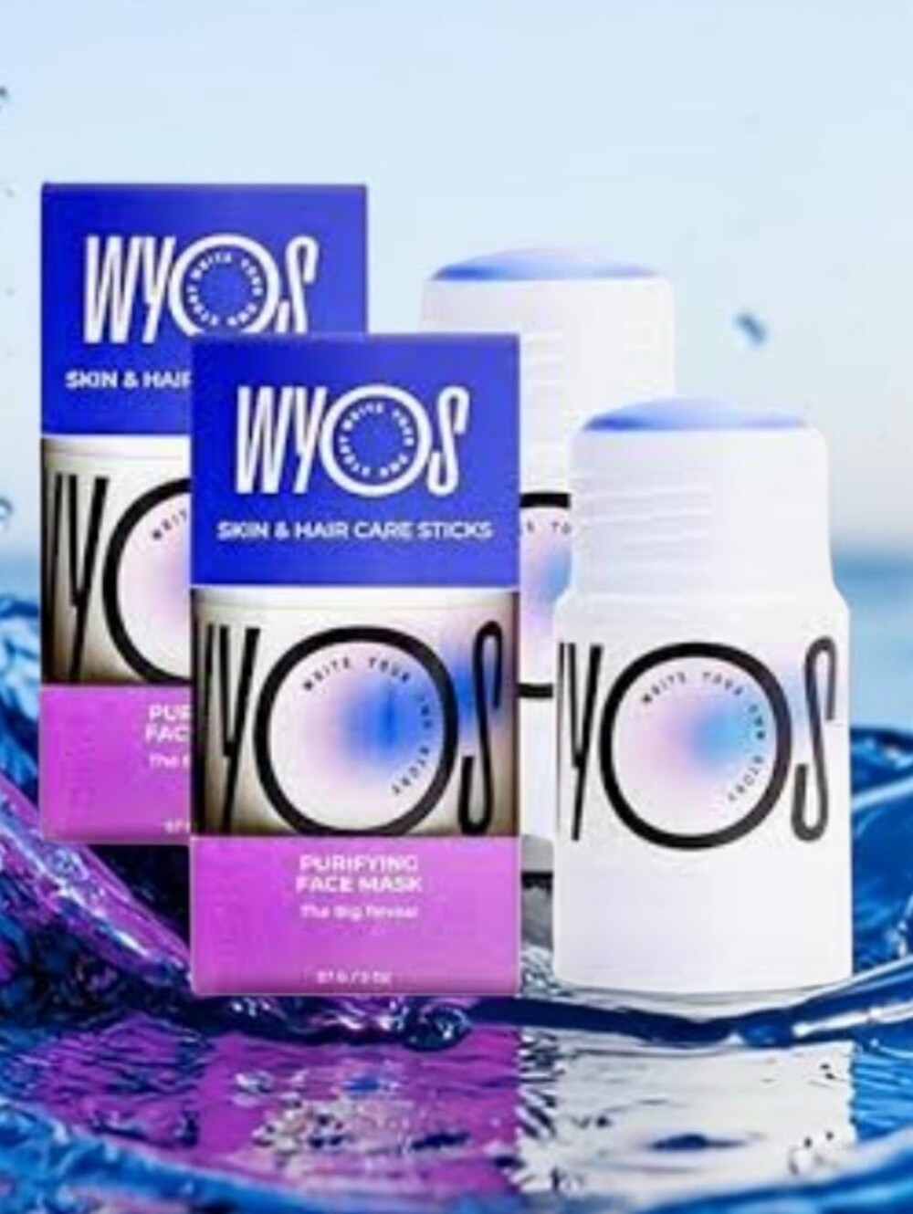 Set Of 2 WYOS The Big Reveal Purifying Face Mask Stick